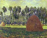 Springtime at Giverny Paintings - Haystack at Giverny by Claude Monet